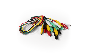 Krokoklemmen-Satz McPower "GT-1810", 10-teilig, 50 cm Kabellänge