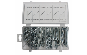 Splinte-Sortiment, Ø 1,6 – 4,0mm, 500-teilig