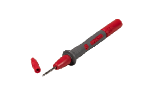 Präzisions-Prüfspitze McPower "PS 25", mit 4mm-Sicherheitskupplung, rot