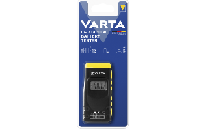 Batterietester VARTA, digital, LCD-Display, für AA/ AAA/ C/ D/ 9v Batterien