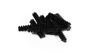 Lüsterklemme McPower, 12 Klemmen, 2,5mm², 3A, schwarz, 10er-Pack