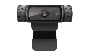 Webcam Logitech "C920", Full HD, 1080p, USB, schwarz