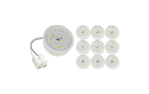 LED-Modul McShine, 5W, 400lm, 230V, 50x23mm, warmweiß, 3000K, 10er-Pack