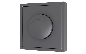 LED-Dimmer für elektronische Trafos McPower &#039;&#039;Shallow&#039;&#039; 250V~/300W, anthrazit