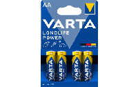 Mignon-Batterie VARTA ''Longlife Power'' 1,5 V, Typ AA, 4er-Blister