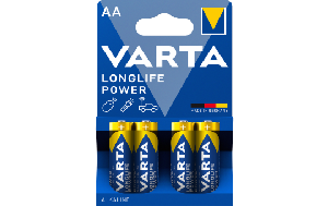 Mignon-Batterie VARTA ''Longlife Power'' 1,5 V, Typ AA, 4er-Blister