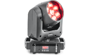 LED-Moving Head IBIZA ''E-WASH100'', 7x 15W RGBW 4-in-1 LEDs