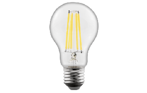 LED Filament Glühlampe McShine Filed, 3000K, E27, 4W, 840lm, 230V, warmweiß