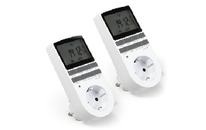 Digitale Zeitschaltuhr McPower WZ-10 2er-Pack, 10 Programme, 24Std Timer,3680W