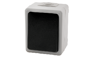 Feuchtraum Taster McPower Taff, 250V~/10A, IP44, AP, grau