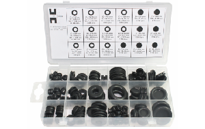 Durchgangstüllen- und Blindstopfen-Sortiment, 124-teilig