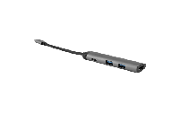 USB-C Multiport-Hub von Verbatim, USB 3.0, HDMI, SD, Ethernet, 15cm Kabel