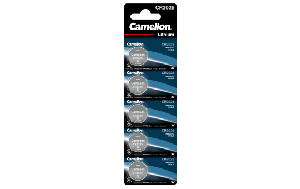 Knopfzelle CAMELION CR2025, 3,0V, Lithium, 5er-Blister