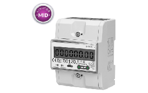 3-phasiger Stromzähler, 80A, RS-485-Anschluss, MID, 4,5 Module, DIN TH-35mm