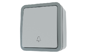 Feuchtraum Taster McPower Fix, Steckanschluss, IP54, 250V~/10A, AP