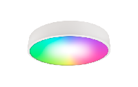 Wifi LED-Deckenleuchte McShine 35W, 4.450lm, Ø40cm, CCT+RGB, weiß