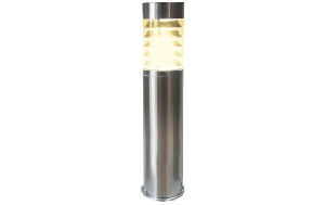 Außenleuchte, Ø100x450mm, Edelstahl, IP44