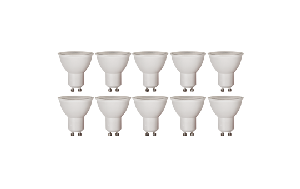LED-Strahler McShine &#039;&#039;Brill95&#039;&#039; GU10, 5W, 400lm, 38°, warmweiß, Ra&gt;95, 10er-Pack