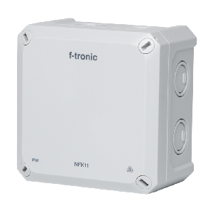 Feuchtraum-Abzweigkasten NEPTUN Compact, 110x110x67mm, grau, Aufputz, IP66