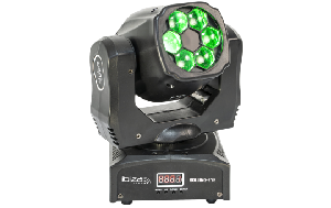 LED-Wash-Effekt-Moving-Head IBIZA ''ROLLING-EYE'' 6x 12W 4-in-1 CREE LEDs, 120W
