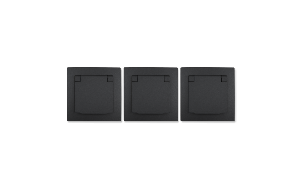 Schutzkontakt-Steckdose McPower ''Flair'', 250V~/16A, UP, IP44, anthrazit,3er-Pack
