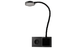 LED-Steckdosenleuchte EINLICHT Halo 3,3W, 438lm, step-dimmbar, warmweiß