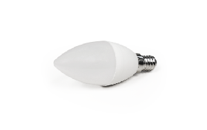 LED Kerzenlampe McShine, E14, 6W, 480lm, 160°, 3000K, warmweiß, Ø37x98mm
