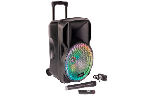 Mobile Beschallungsanlage PARTY PARTY-15RGB 800W, Bluetooth, LED-Beleuchtung