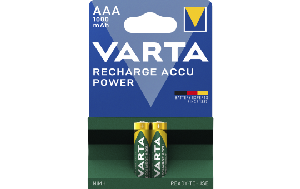 Micro-Akku VARTA Accu Power, Ni-MH, 1.000 mA, Typ AAA, 2er-Blister
