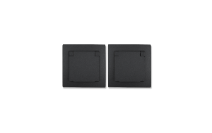 Schutzkontakt-Steckdose McPower Flair, 250V~/16A, UP, IP44, anthrazit,2er-Pack