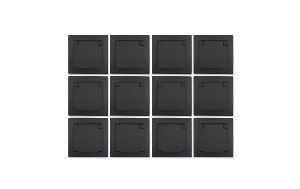 Schutzkontakt-Steckdose McPower Flair, 250V~/16A, IP44, anthrazit, 12er-Pack