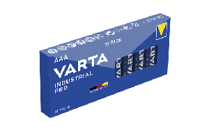 Micro-Batterie VARTA ''Industrial Pro'' Alkaline, Typ AAA, LR03, 1,5V, 10-Pack