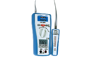 Digitalmultimeter PeakTech "P3365", mit LAN- Tester, 2000 Counts, 600V AC/DC, 200mA AC/DC