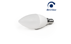 LED Kerzenlampe McShine, E14, 5W, 350lm, 160°, 3000K, warmweiß, dimmbar