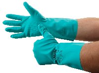 Haushalt- und Industriehandschuh, Nitril-Kautschuk, Größe 8/M