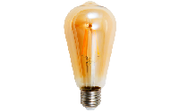 LED Filament Glühlampe McShine ''Retro'' E27, 4W, 400lm, warmweiß, goldenes Glas