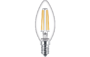 LED-Kerzenlampe Philips &quot;CorePro&quot;, E14, 6,5W, 2700K, 806lm, 230V, klar