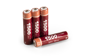 Micro-Akku McPower 1,2V, 1500, NiMH, Typ AAA, 4er-Pack