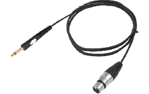 Hochwertiges Verbindungskabel BST ''XLRF-JACKM-3'' 3m,1x Klinke 1x XLR Stecker