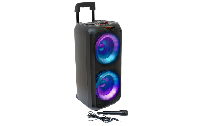 Karaoke-Lautsprecherbox ''VENUS600'', 600W, Beleuchtung, Bluetooth, inkl. Mikrofon