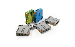 Drehstromset WAGO, mit Hochstromklemmen, 95mm², für TS 35x15, 10 Klemmstellen