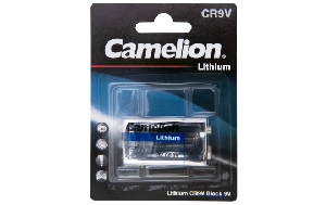 Block-Batterie Camelion Lithium, 9V, Typ CR9V, 1.200mAh, 1er-Blister