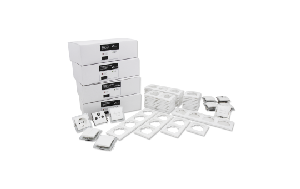 Schalter und Steckdosen Set McPower Flair Megaset 100-teilig, weiß