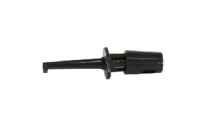 Miniatur-Prüfspitze, schwarz, 53mm