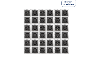Schutzkontakt-Steckdose McPower ''Flair'' 250V~/16A, UP, Klemmanschluss, 36er-Pack
