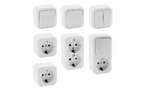 Aufputz-Set McPower Finery Starter, 7-teilig, weiß