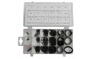 Außen-Seegerring-Sortiment, Ø 3-32mm, 300-teilig