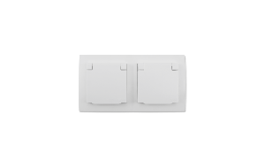 Steckdosen Set McPower Flair Beginner 2S-IP44, 3-teilig, weiß, IP44
