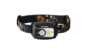 LED-Kopflampe Camelion, wiederaufladbar, 9W, mit Sensor