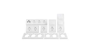 Schalter und Steckdosen Set McPower Flair Wohnlandschaft, 20-teilig, weiß